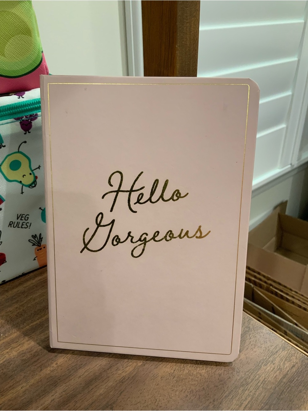 Threshold Small Notebook with Gold Foil Script